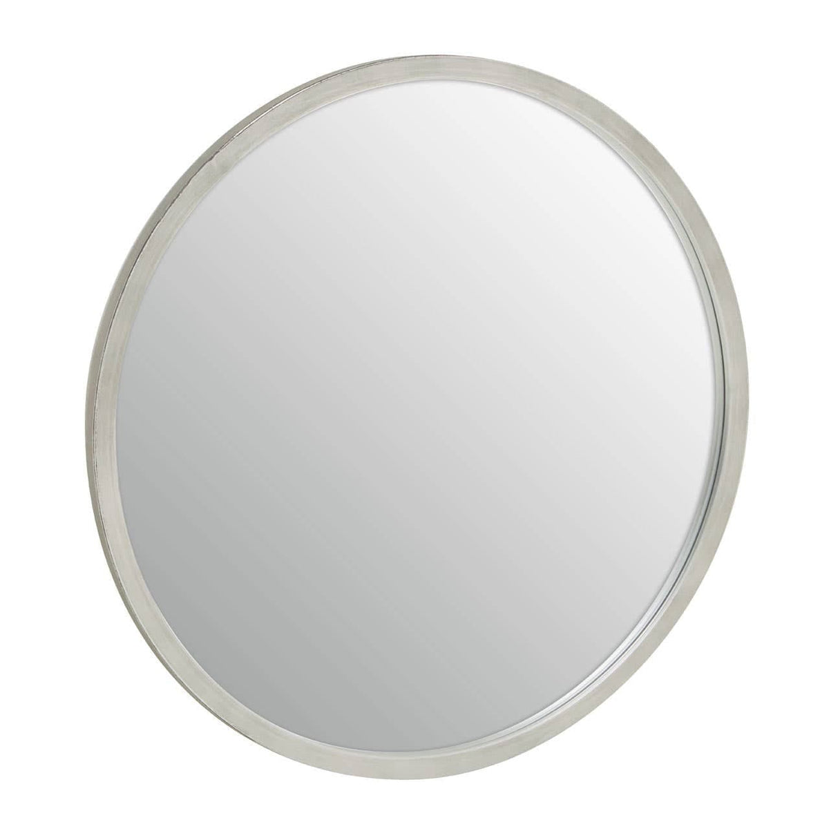 Hamilton Interiors Mirrors Saska Small Antique Silver Round Wall Mirror House of Isabella UK