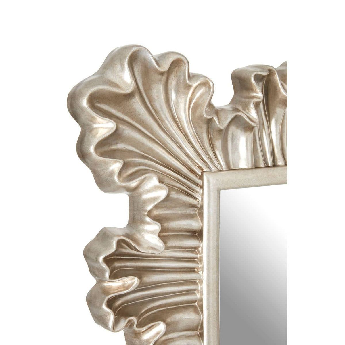 Hamilton Interiors Mirrors Sinarge Champagne Finish Clamshell Design Wall Mirror House of Isabella UK