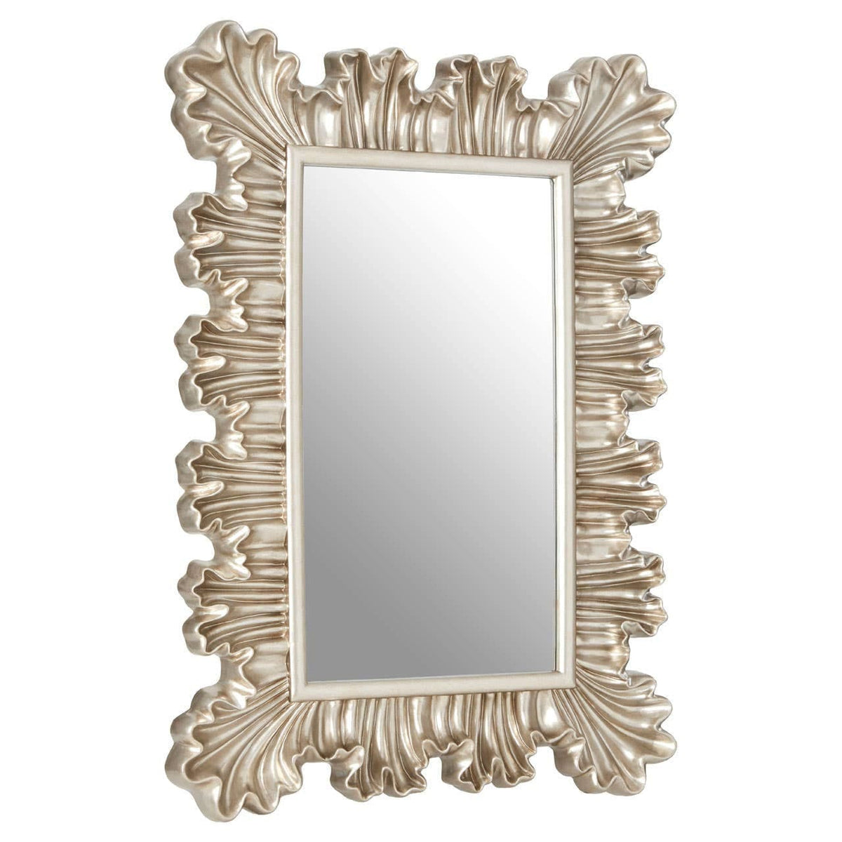 Hamilton Interiors Mirrors Sinarge Champagne Finish Clamshell Design Wall Mirror House of Isabella UK