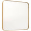 Hamilton Interiors Mirrors Tia Small Gold Finish Square Wall Mirror House of Isabella UK