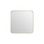 Hamilton Interiors Mirrors Tia Small Gold Finish Square Wall Mirror House of Isabella UK