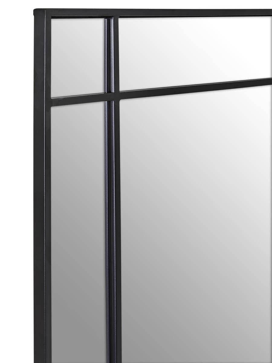 Hamilton Interiors Mirrors Tiana Floor Standing Mirror Black Frame House of Isabella UK