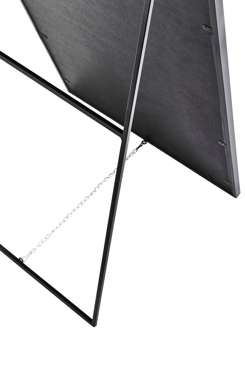 Hamilton Interiors Mirrors Tiana Floor Standing Mirror Black Frame House of Isabella UK