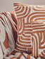 Hamilton Interiors Sleeping Bosie Ozella Natural And Terracotta Throw House of Isabella UK