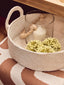 Hamilton Interiors Sleeping Bosie Ozella Natural And Terracotta Throw House of Isabella UK