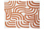 Hamilton Interiors Sleeping Bosie Ozella Natural And Terracotta Throw House of Isabella UK