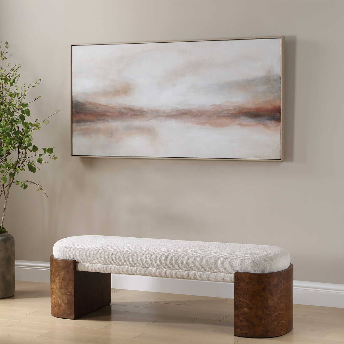 Haze In The Horizon Landscape Painting