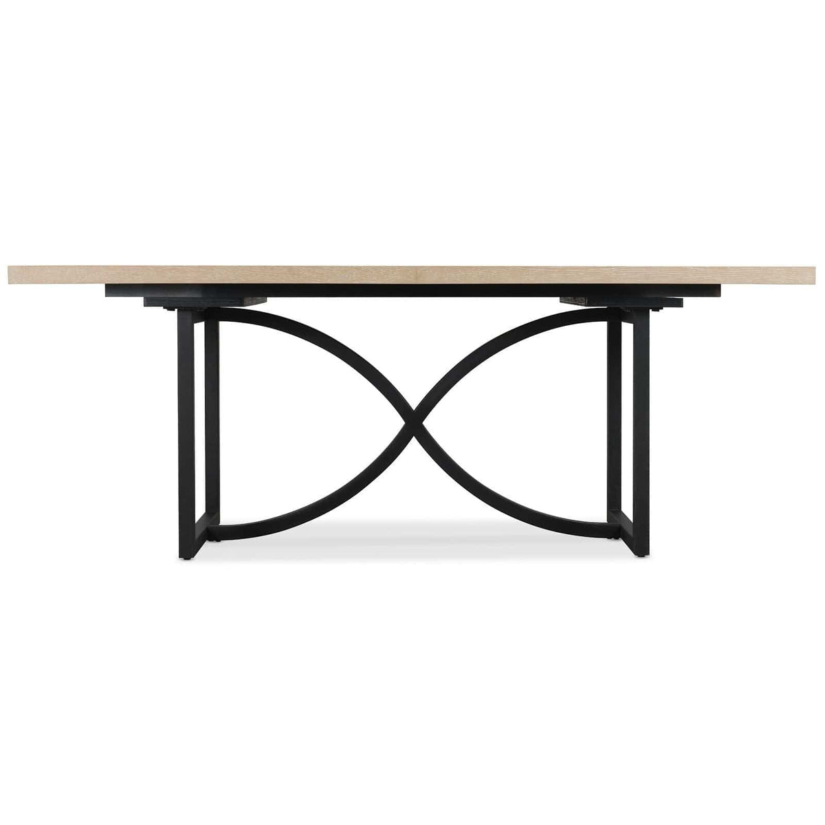 Hooker Dining Tranquillity Rectangle Extending Dining Table with Metal Base 180-260cm House of Isabella UK