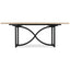 Hooker Dining Tranquillity Rectangle Extending Dining Table with Metal Base 204-260cm House of Isabella UK