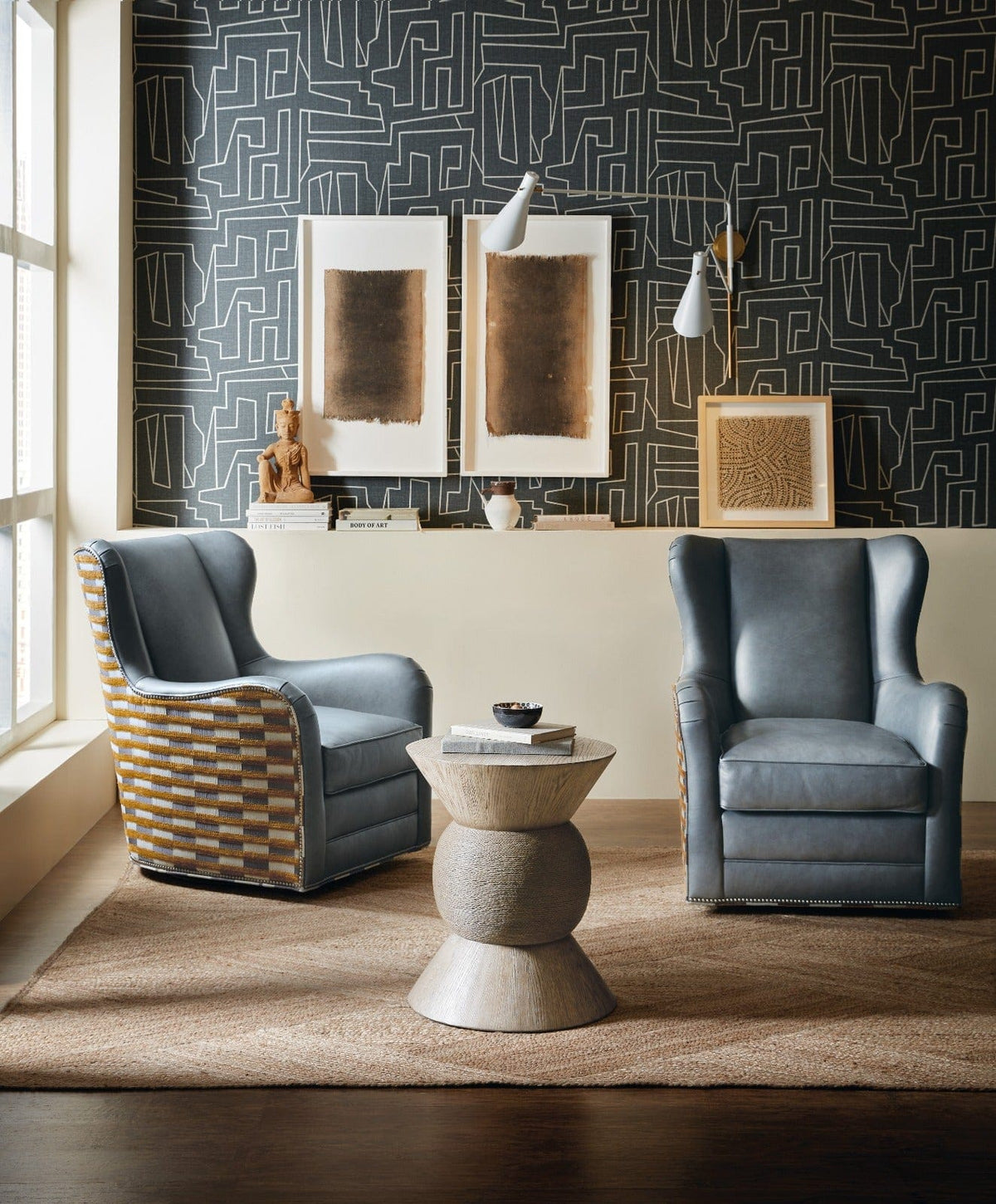 Hooker Living Round Robin Accent Table House of Isabella UK