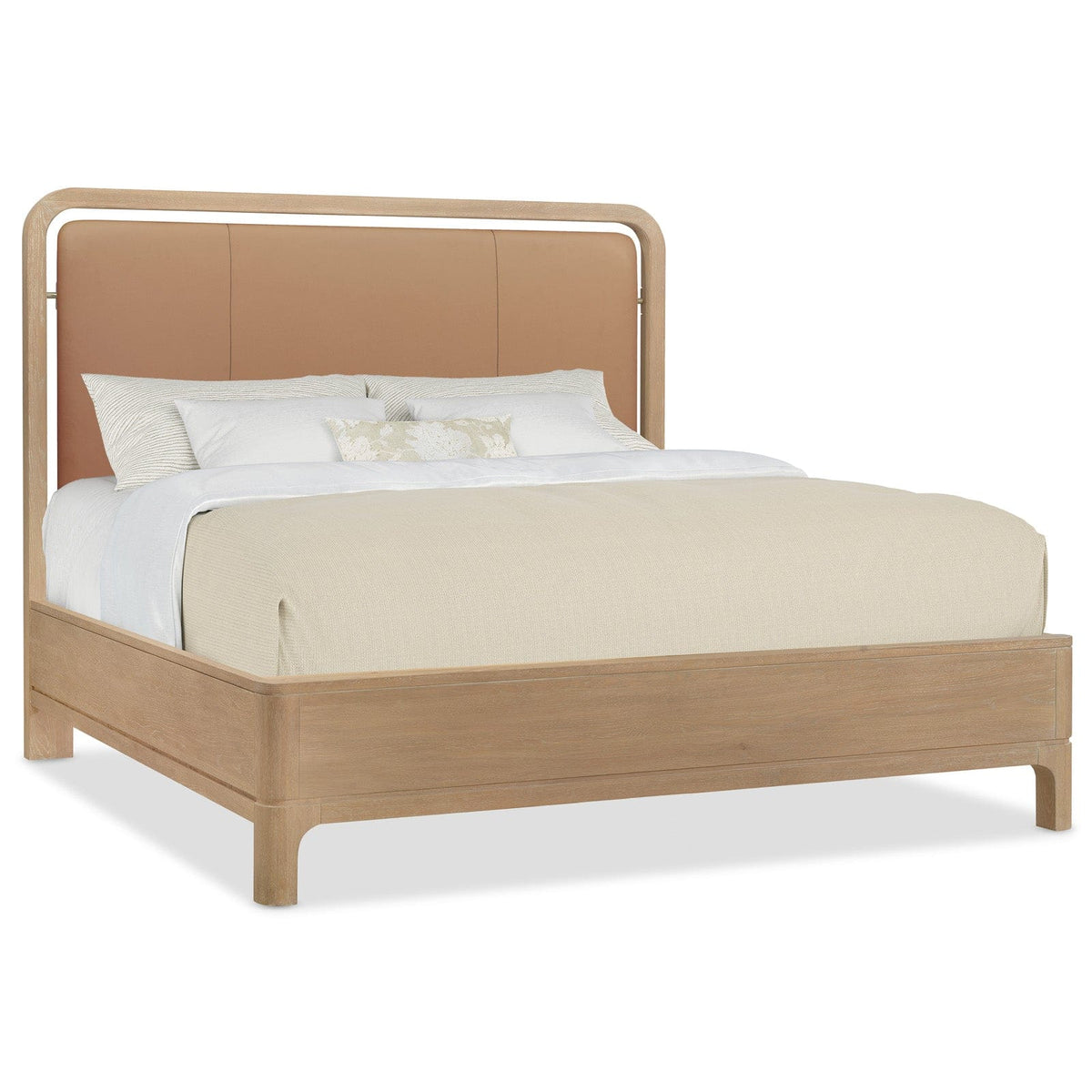 Hooker Sleeping Banyon Bay King Leather Panel Bed House of Isabella UK