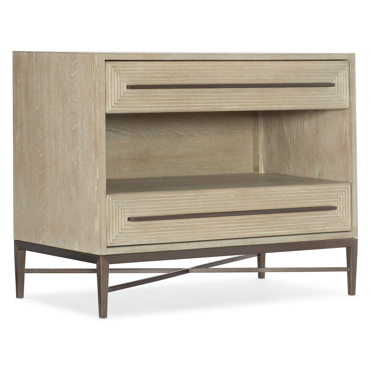 Hooker Sleeping Cascade Two-Drawer Bedside Table House of Isabella UK