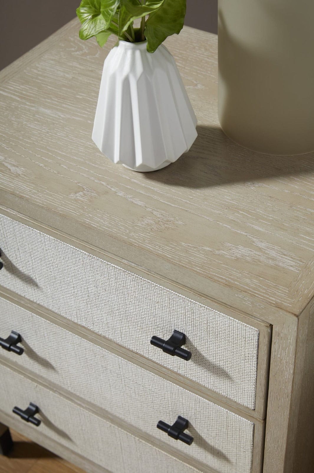 Hooker Sleeping Tranquillity Three Drawer Bedside Table House of Isabella UK
