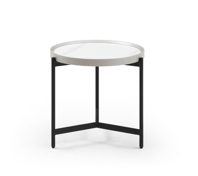 Ivery Side Table - Light Grey.