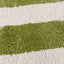 Joli Geometric Green & White Rug