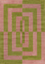 Joli Geometric Green & Pink Rug