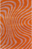 Joli Striped Orange & Pink Rug