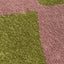 Joli Checkered Green & Pink Rug
