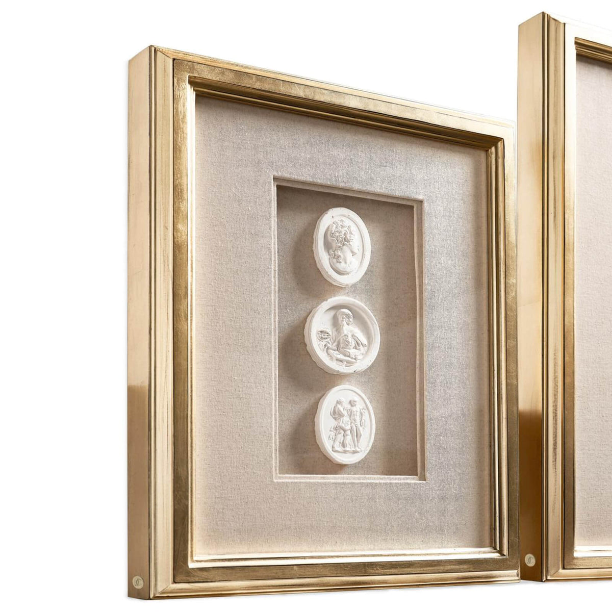 Jonathan Charles Accessories Cameo Profiles Shadow Boxes - Set of 3 House of Isabella UK