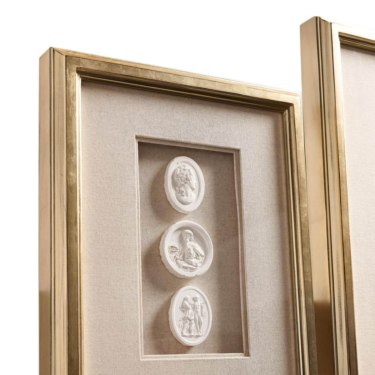 Jonathan Charles Accessories Cameo Profiles Shadow Boxes - Set of 3 House of Isabella UK