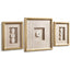 Jonathan Charles Accessories Cameo Profiles Shadow Boxes - Set of 3 House of Isabella UK
