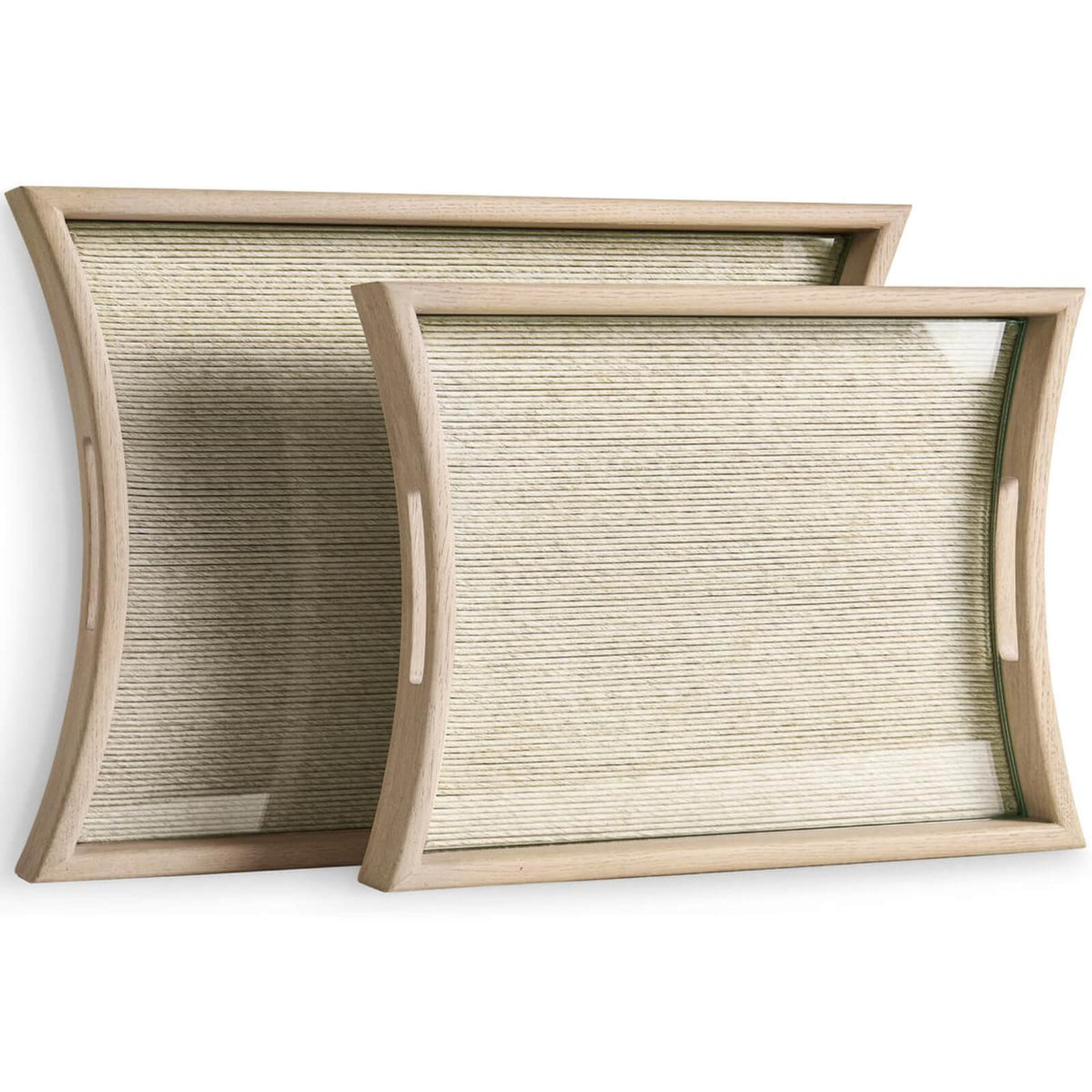 Jonathan Charles Accessories Catenary Rectangular Tray - Set of 2 House of Isabella UK
