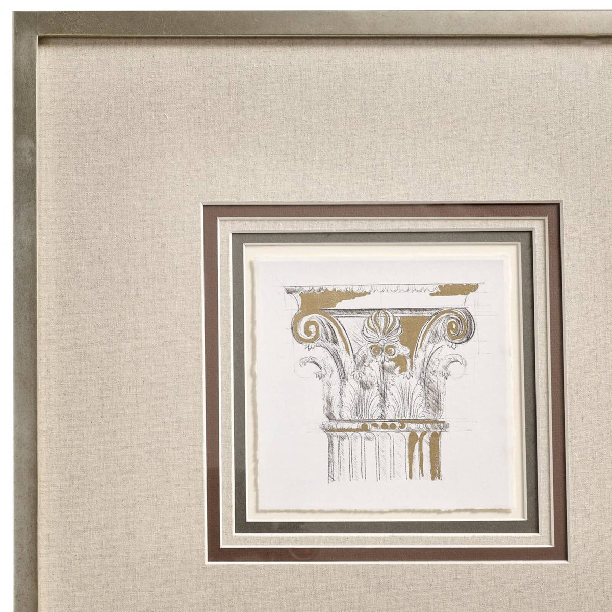 Jonathan Charles Accessories Corinthian Light Framed Prints - Set of 4 House of Isabella UK