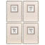 Jonathan Charles Accessories Corinthian Light Framed Prints - Set of 4 House of Isabella UK