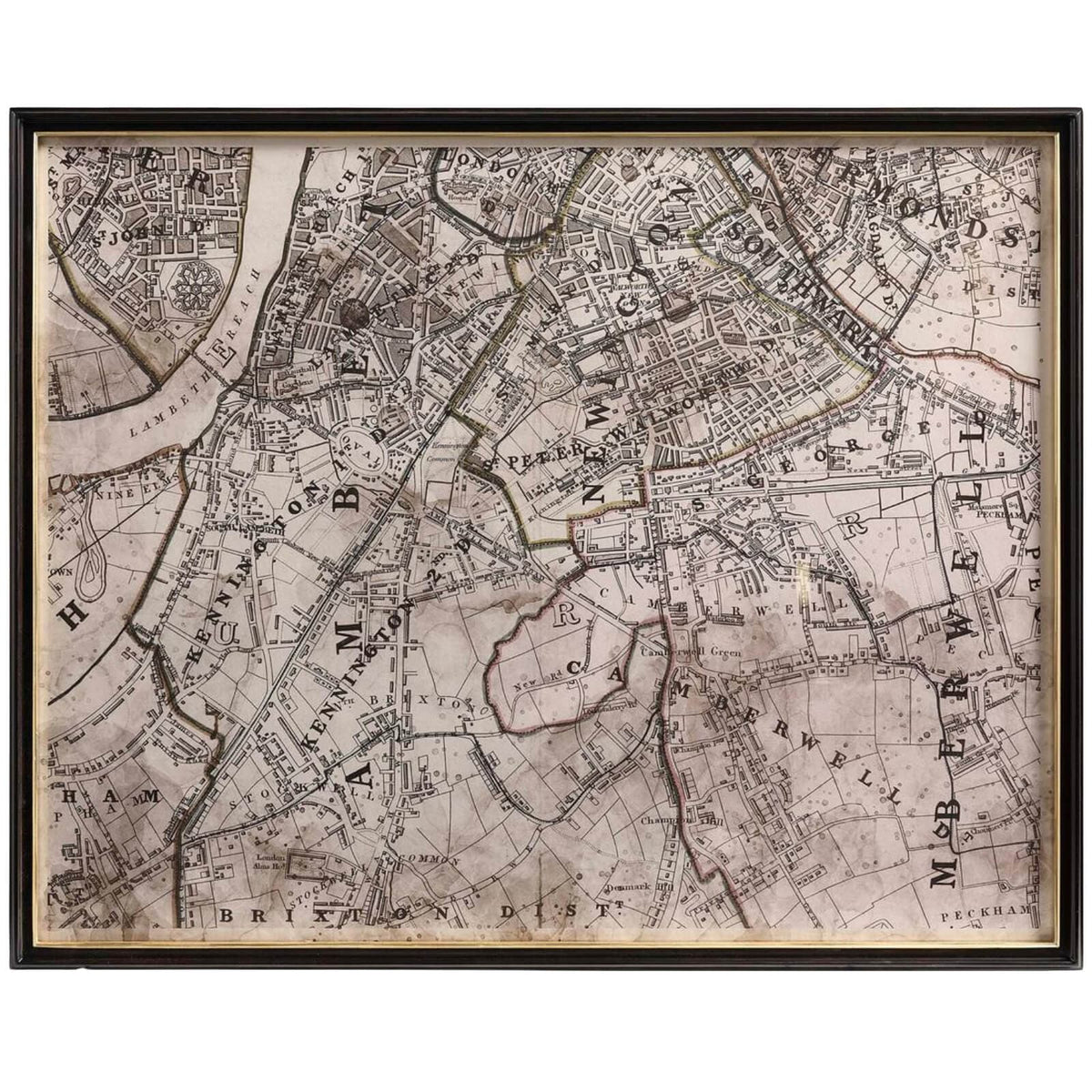 Jonathan Charles Accessories Districts of the Metropolis Framed Prints - Set of 6 House of Isabella UK