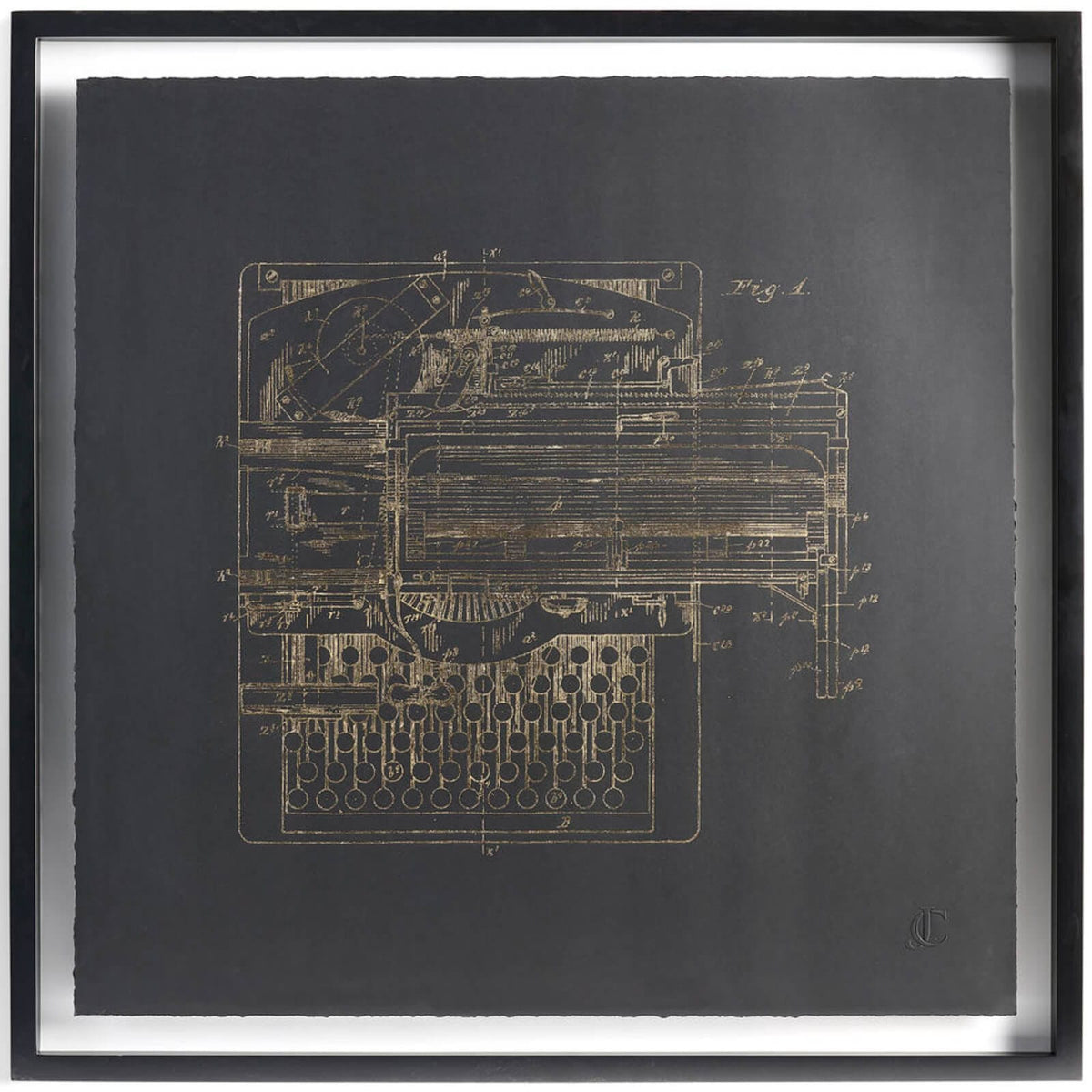 Jonathan Charles Accessories Mechanisms of Progress No. 1 Framed Print House of Isabella UK