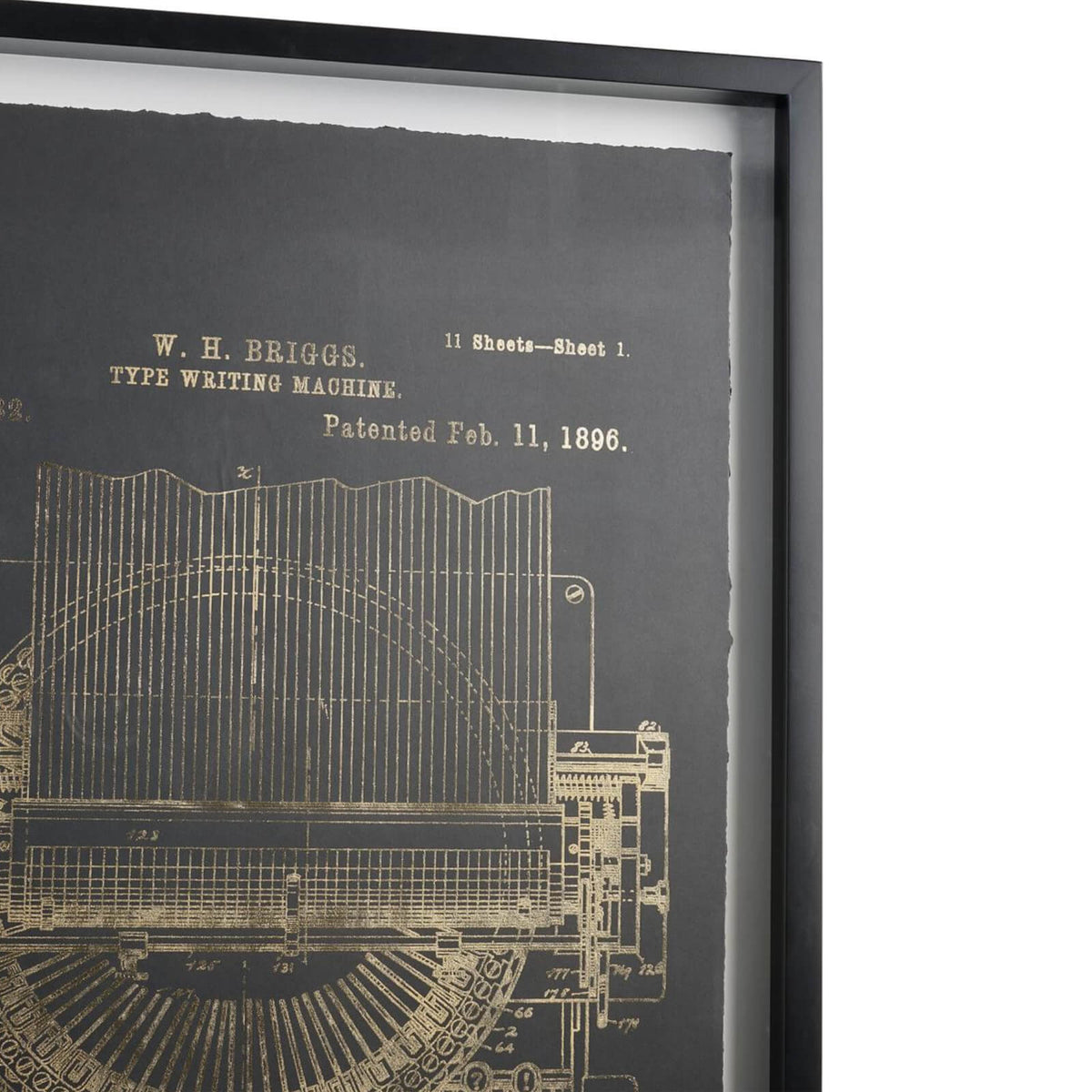 Jonathan Charles Accessories Mechanisms of Progress No. 2 Framed Print House of Isabella UK