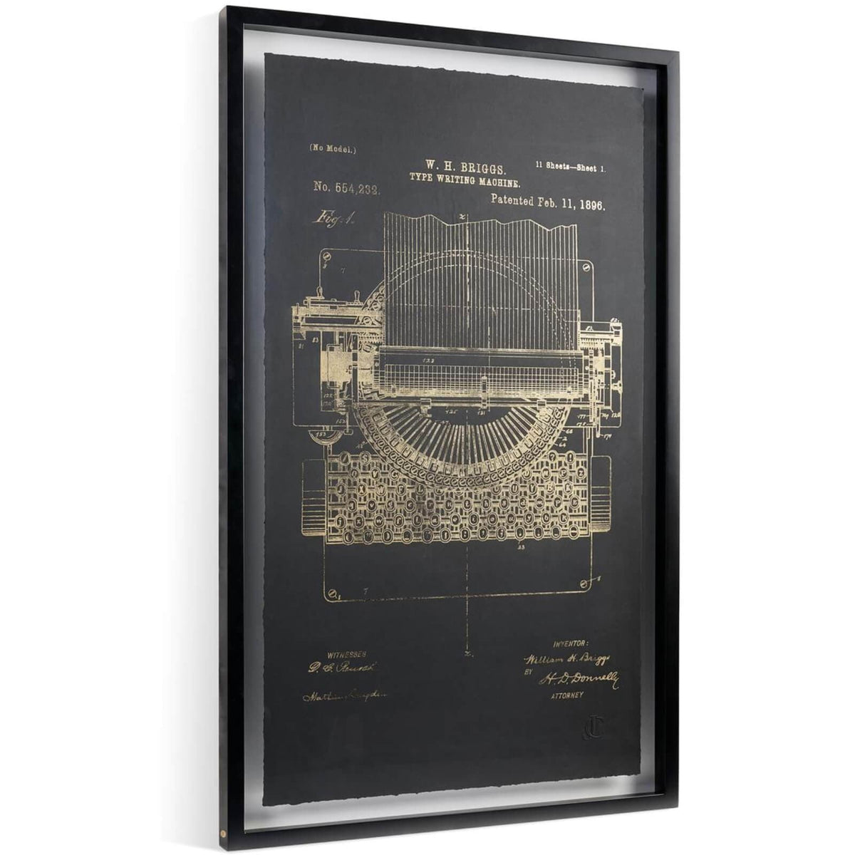 Jonathan Charles Accessories Mechanisms of Progress No. 2 Framed Print House of Isabella UK