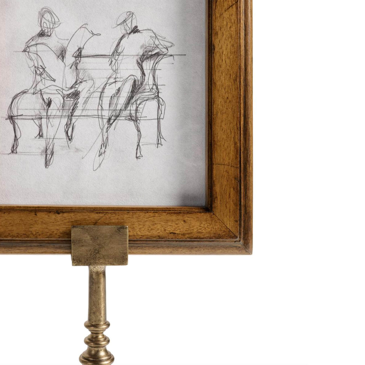 Jonathan Charles Accessories Orsman Walnut Picture Frame Stand - 5"x7" House of Isabella UK