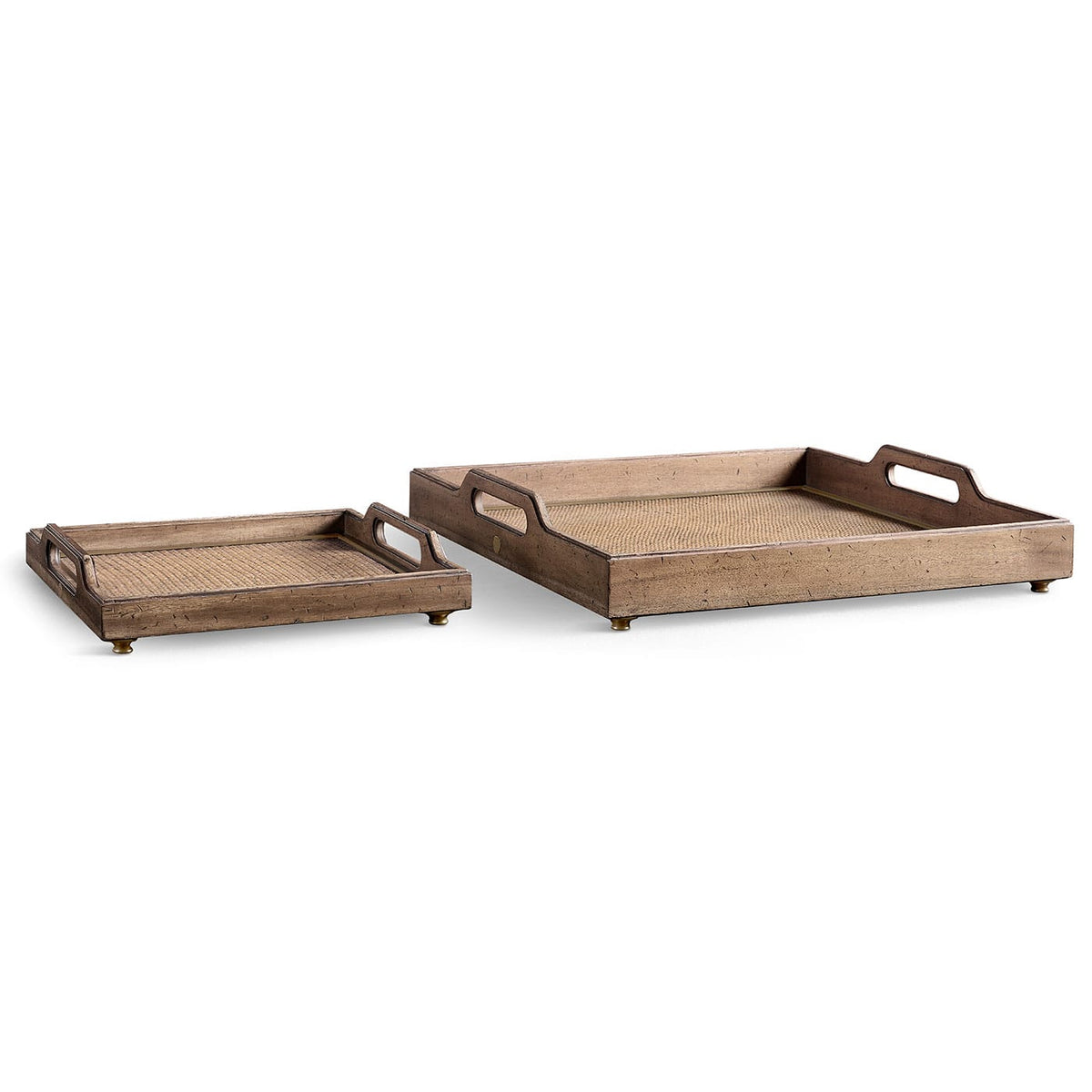 Jonathan Charles Accessories Palm Court Square Tray - Set of 2 House of Isabella UK