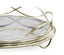 Jonathan Charles Accessories Round Tray Interlaced in Eglomise - Silver House of Isabella UK