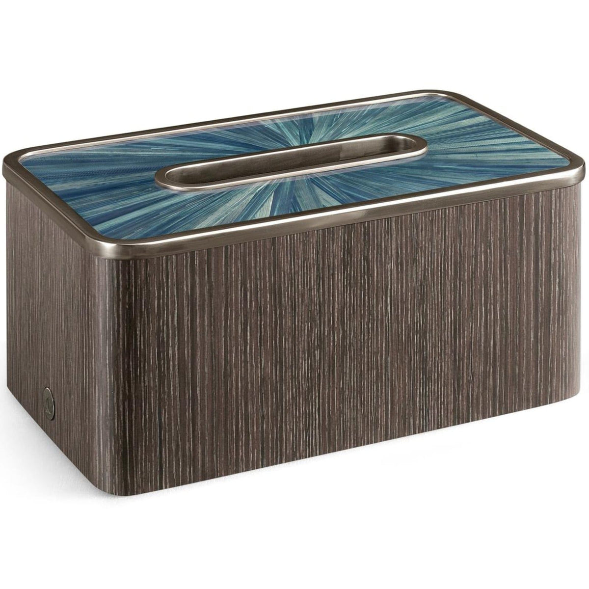 Jonathan Charles Accessories Sapphire Rectangular Tissue Box House of Isabella UK