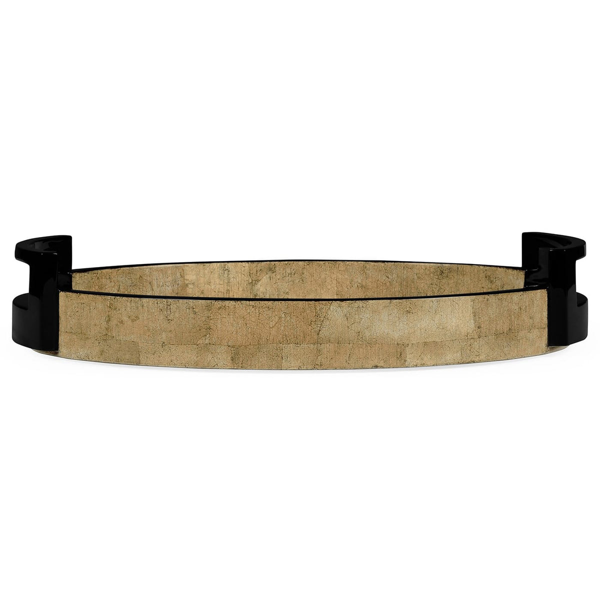 Jonathan Charles Accessories Small Elliptical Tray in Brown Brick Eggshell House of Isabella UK