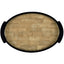 Jonathan Charles Accessories Small Elliptical Tray in Brown Brick Eggshell House of Isabella UK