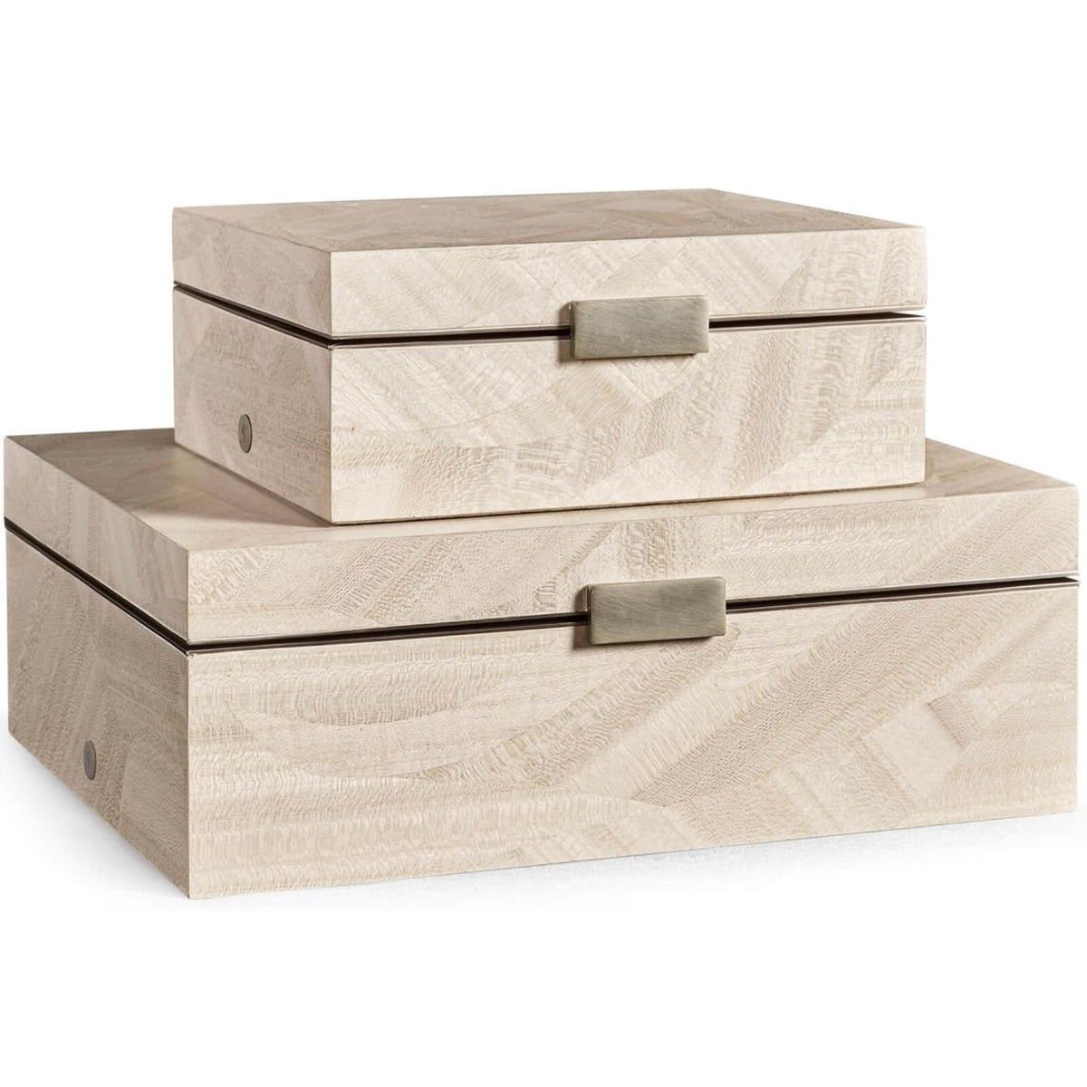 Jonathan Charles Accessories Tidepool Rectangular Boxes - Set of 2 House of Isabella UK