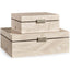 Jonathan Charles Accessories Tidepool Rectangular Boxes - Set of 2 House of Isabella UK