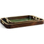 Jonathan Charles Accessories Verdure Rectangular Tray - Set of 2 House of Isabella UK