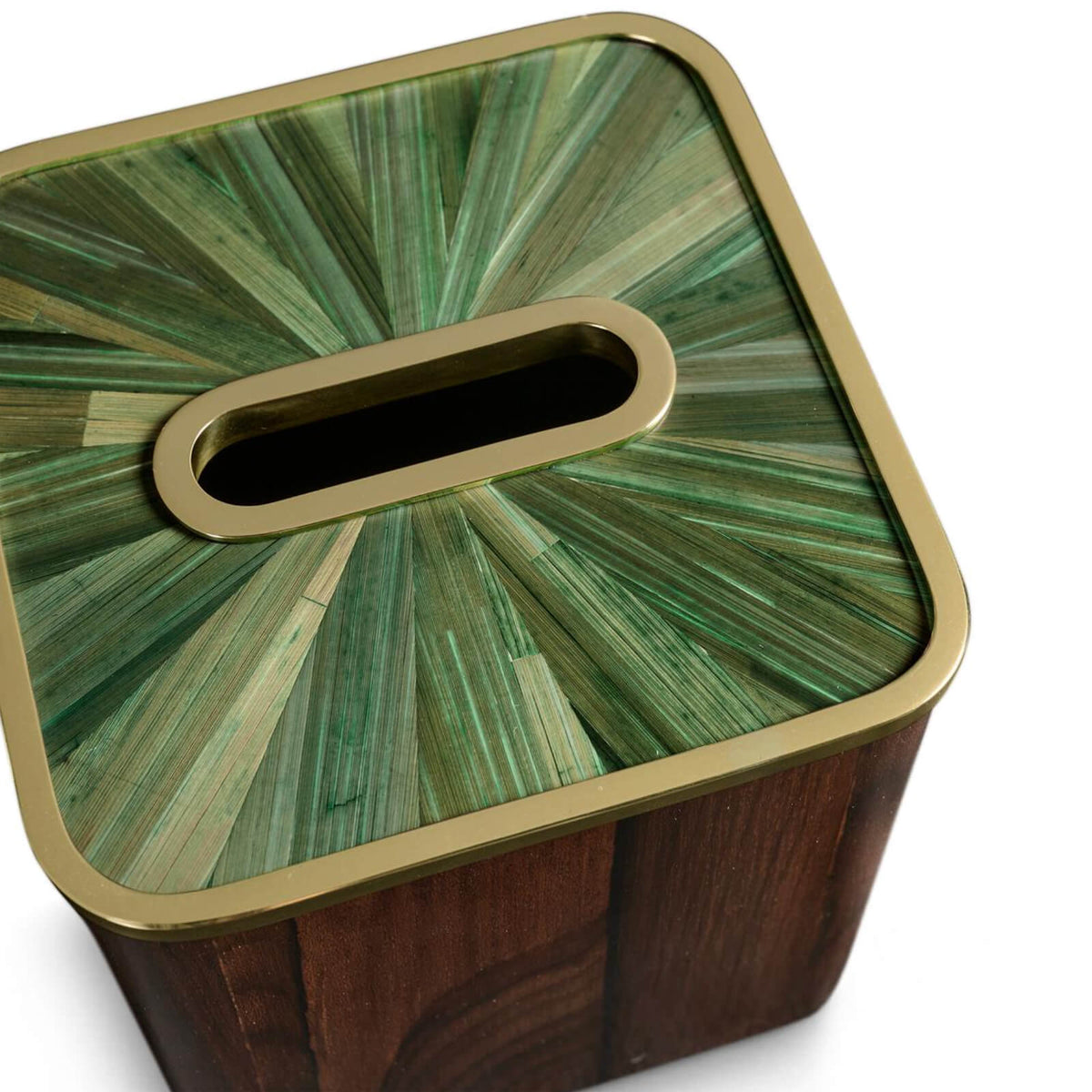 Jonathan Charles Accessories Verdure Square Tissue Box House of Isabella UK