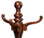 Jonathan Charles Accessories Victorian Style Hat and Coat Rack in Mahogany House of Isabella UK