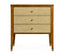 Jonathan Charles Bedroom Bedside Cabinet Ivory Faux Shagreen House of Isabella UK