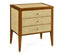 Jonathan Charles Bedroom Bedside Cabinet Ivory Faux Shagreen House of Isabella UK