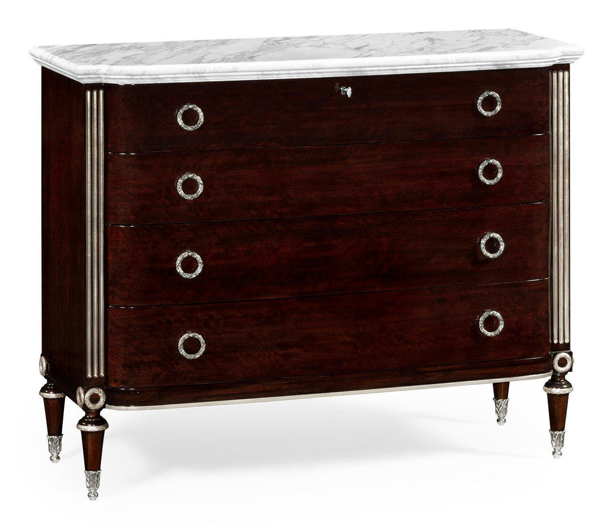 Jonathan Charles Bedroom Chest of Drawers London in Black Eucalyptus House of Isabella UK