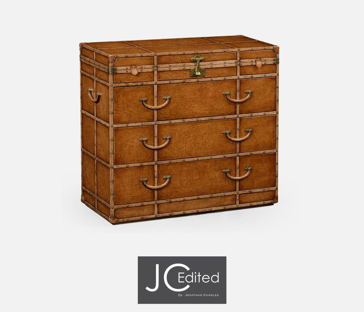Jonathan Charles Bedroom Chest of Drawers Travel Trunk House of Isabella UK