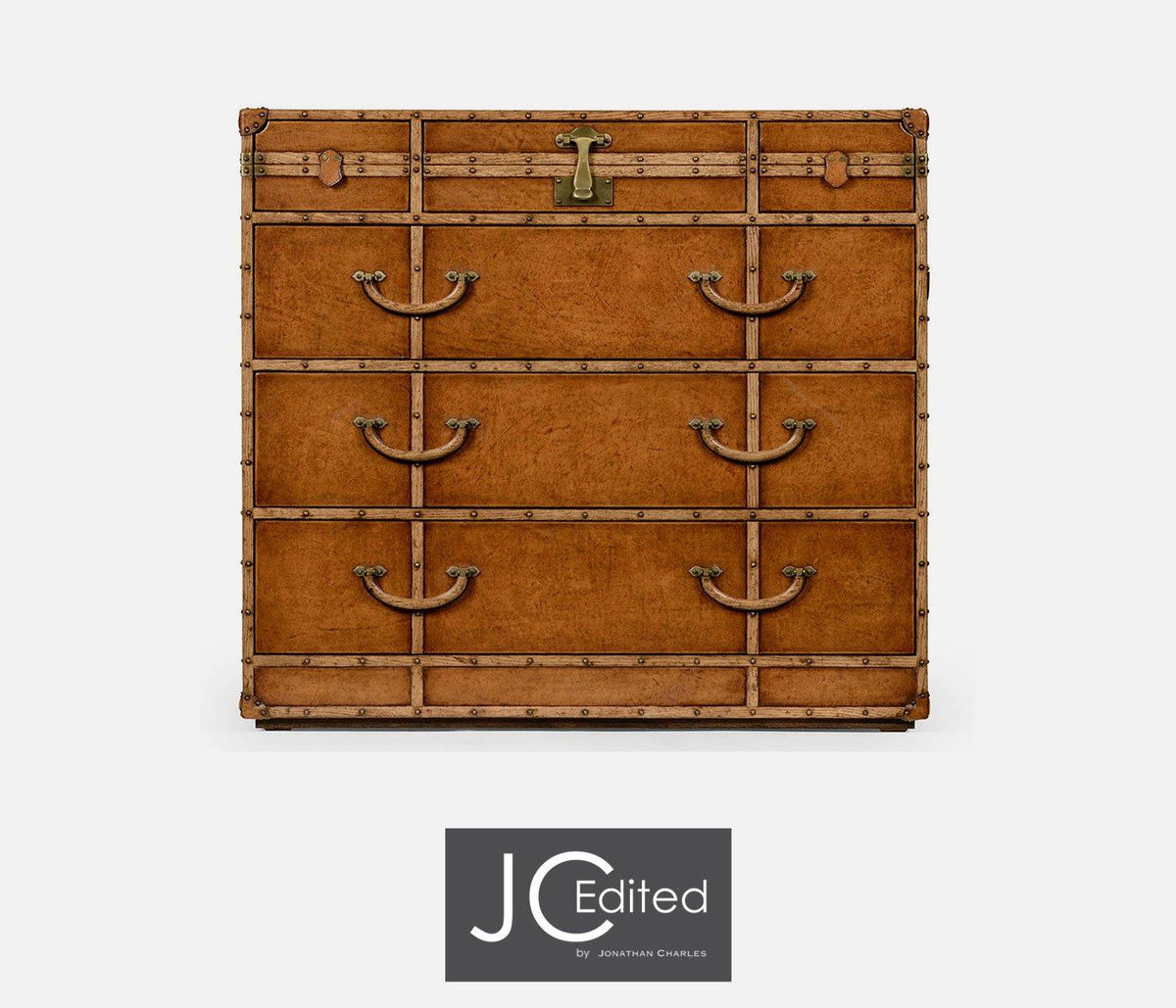 Jonathan Charles Bedroom Chest of Drawers Travel Trunk House of Isabella UK