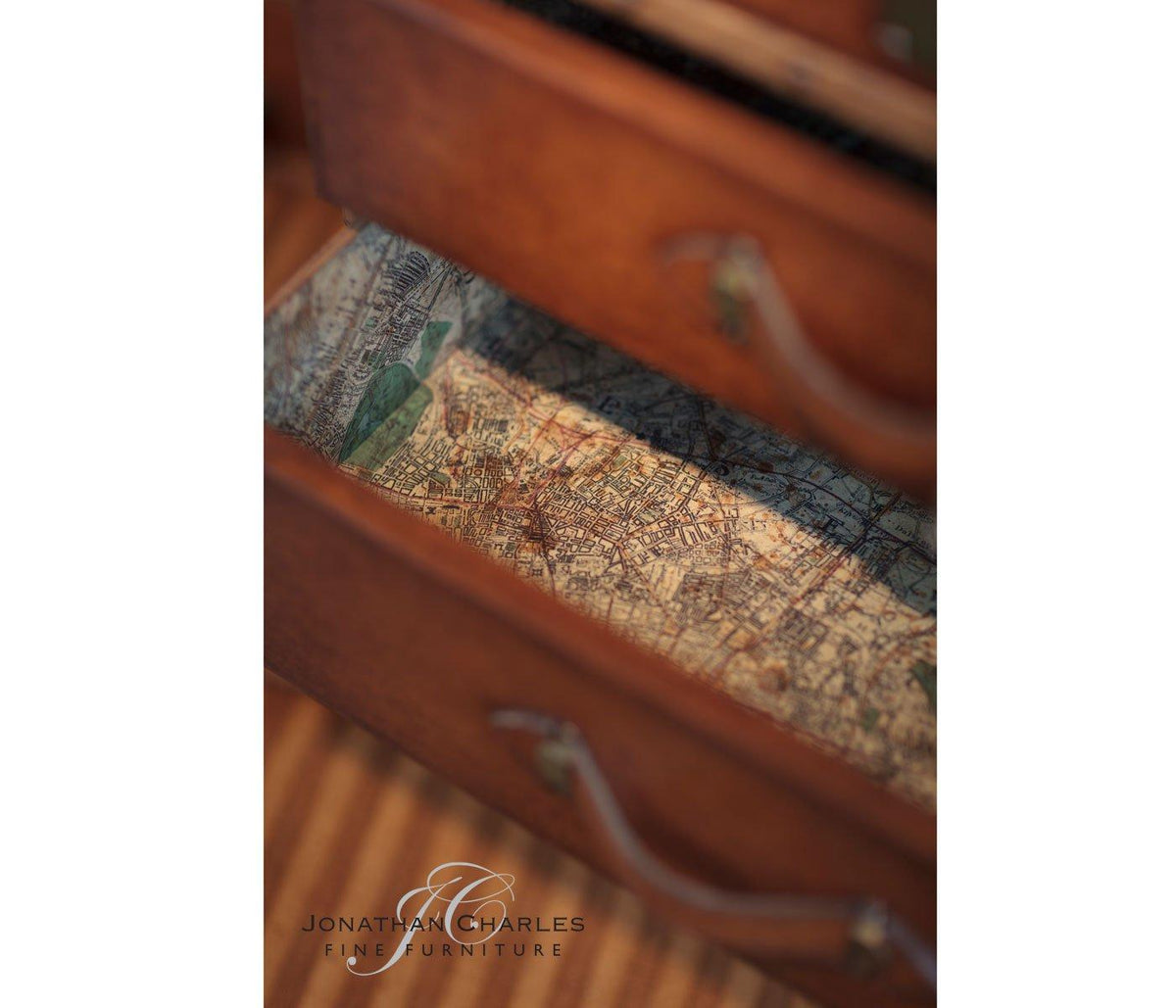 Jonathan Charles Bedroom Chest of Drawers Travel Trunk House of Isabella UK