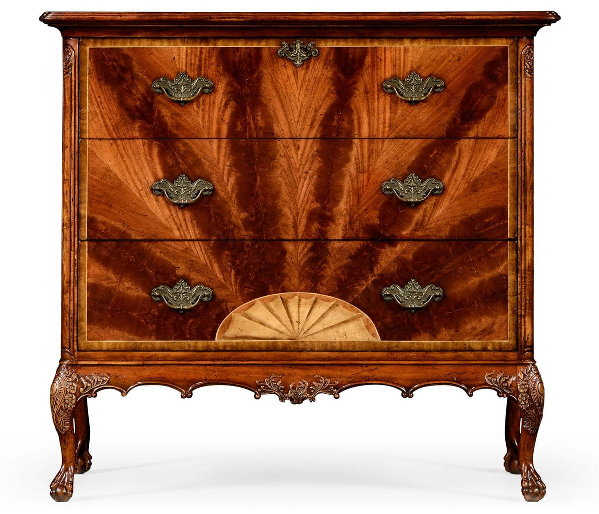 Jonathan Charles Bedroom Chest of Three Drawers George III House of Isabella UK